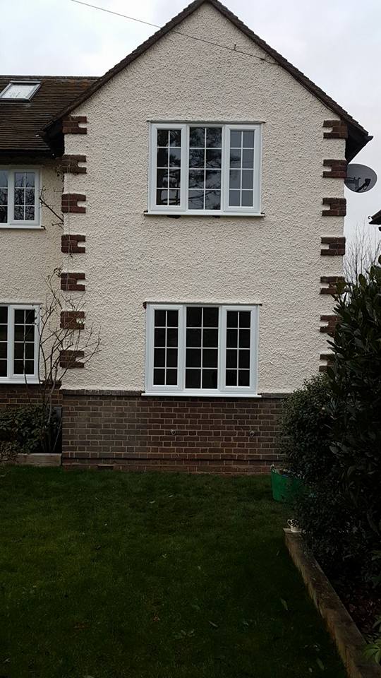 Image of two windows in a house