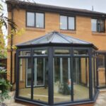 Image of a glass-roofed conservatory